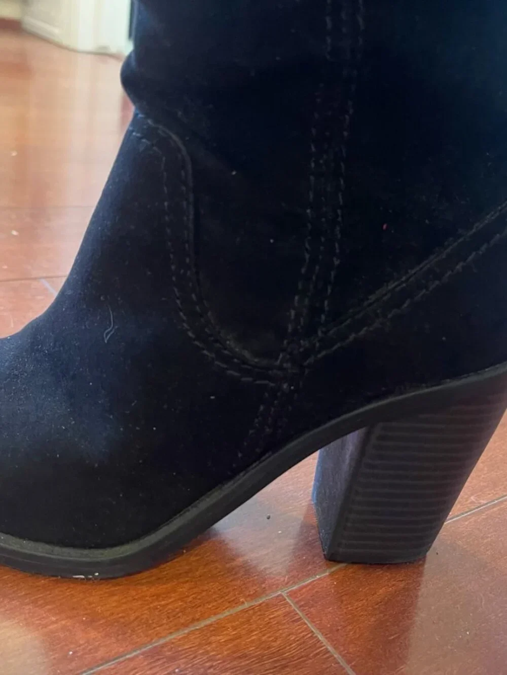 High black boots